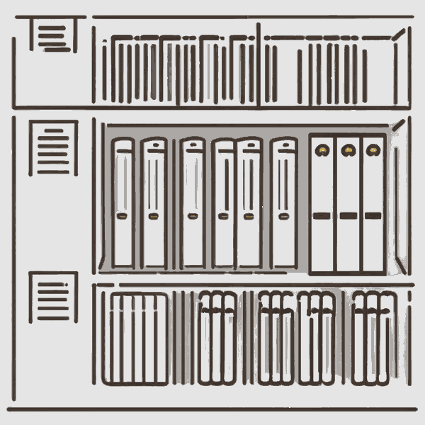 Files organized by reference items